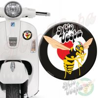Mio Vepa Wasp Black Red Target 3D Decal for all Vespa models Front or Side 
